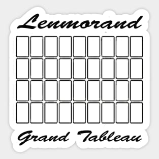 Lemnmorand Grand Tableau Sticker